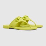 Gucci Women’s thong sandal with Horsebit - Image 4